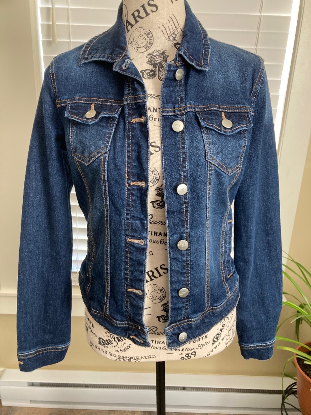 Dark Wash Denim Jacket XS